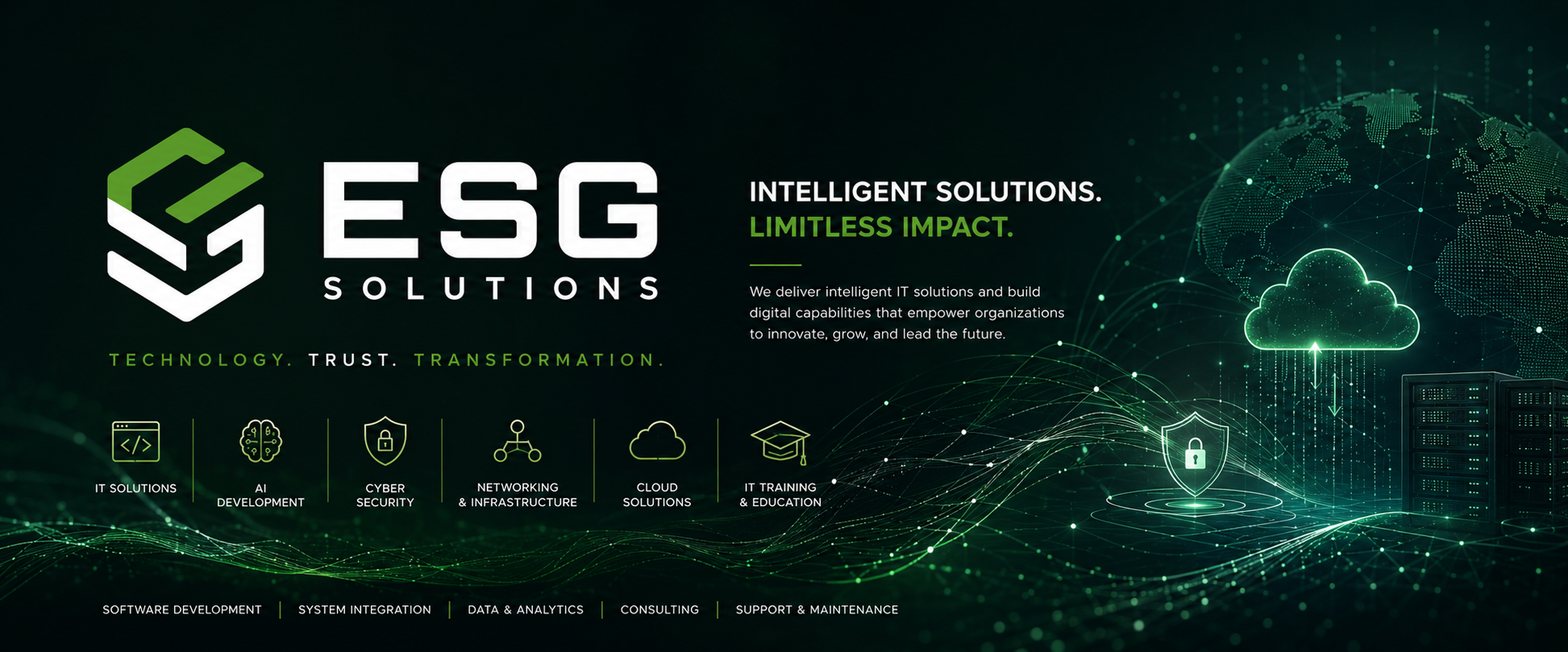 ESG Solutions брэнд ба үйлчилгээний чиглэлүүд